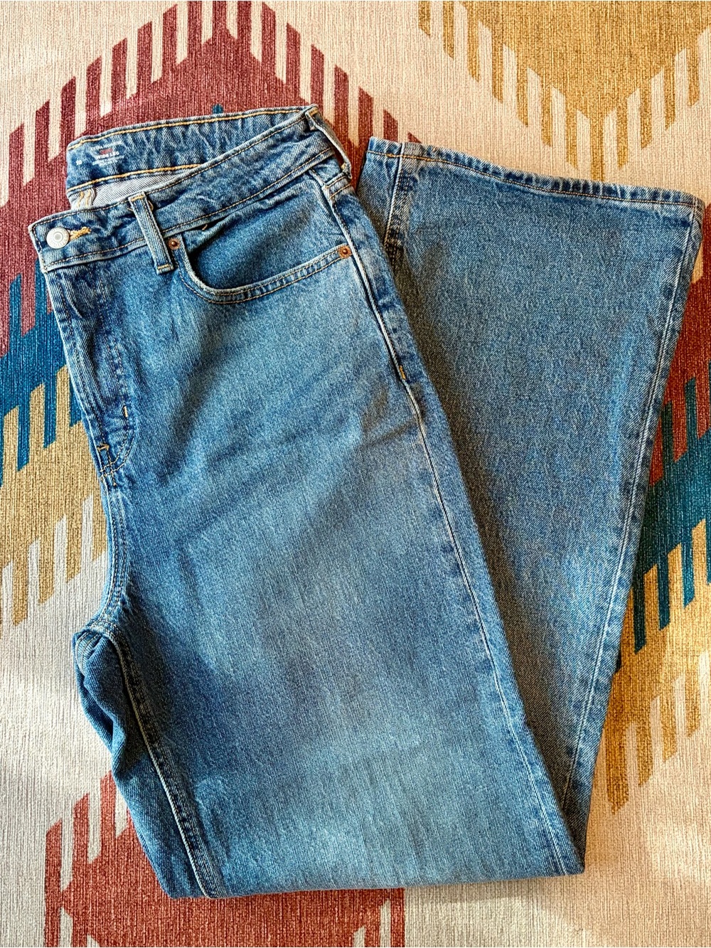 Old Navy Light Blue Wide Leg Women's Jeans
